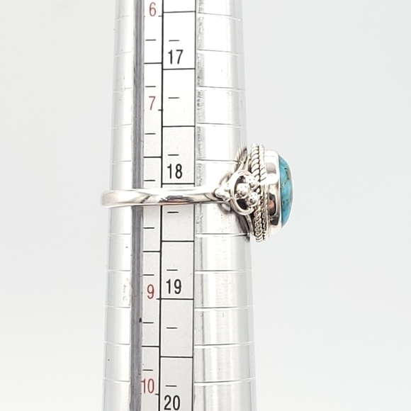 TURQUOISE in sterling silver 925 - Picture 9 of 10